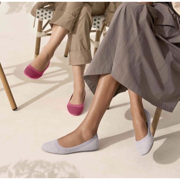 allbirds Tree Breezers Flats 10.5 Mauve Slip-on Washable Arc Support Shoes - Picture 1 of 13